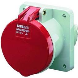 Mennekes Cee Appliance Udtag 5 Polet 63a 400v Ip44 1252a