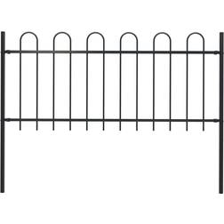 vidaXL Garden Fence with Hoop Top 170x150cm