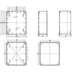 Schneider Electric Kasse Abs 341x291x128 Gråt Låg