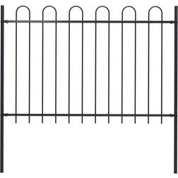 vidaXL Garden Fence with Hoop Top 170x170cm