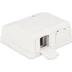 DeLock Keystone Surface Mounted Box hus med modulær indsats