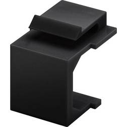 Pro Täckbricka för Keystone-panel, 4-pack, svart