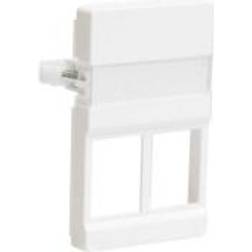 Belden Outlet 2xrj45 50x77mm gray cdt design f