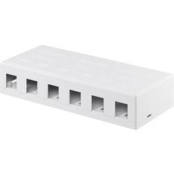 Goobay Keystone Leergehäuse 4-port