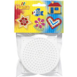 Hama Beads Ironing Helmet Pegboards Circle Square Heart 3pcs