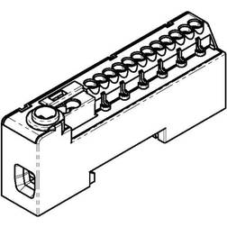 Malmbergs Jordklemme PE14-S, grøn