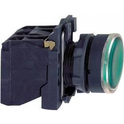 Schneider Electric Lampetryk m/Grøn LED (24V) 1NO 1NC