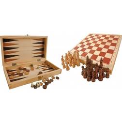 Small Foot Houten Klassieke Spellen 3in1 in Kist