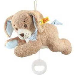 Steiff 239700 Gute Nacht Hund Spieluhr 22 cm blau