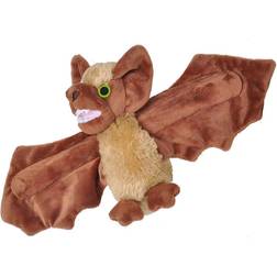 Wild Republic 22498 Huggers, Brown Bat Plush, Slap Bracelet Stuffed Animal, Kids Toys, 8 Inches