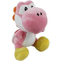 Little Buddy Super Mario Bros 6" Plush Pink Yoshi