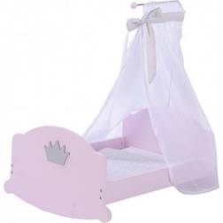 Roba Dockvagga Princess Sophie 58 Cm Rosa/Vit