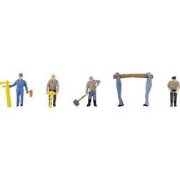 Faller Faller H0 Track construction workers Painted, Standing