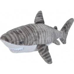 Wild Republic Gosedjur Tiger Haj Junior 38 Cm Plysch Grå/vit