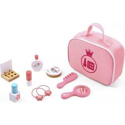 Tooky Toy Wooden Play Set Makeup pink 11-piece