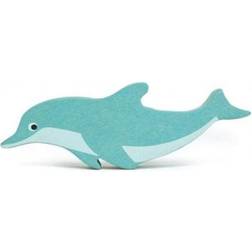 Havsdjur Dolphin Junior 13,4 Cm Träblått