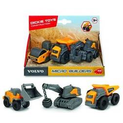 Dickie Toys Dickie Volvo 372-2009 Construction Vehicles 3 Pack