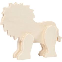 Creativ Company Animal Figure, lion, H: 13 cm, W: 16 cm, 1 pc