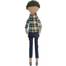 Bloomingville Sigge Doll, Blå, Bomuld