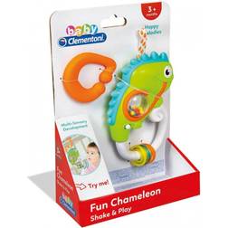 Clementoni Baby 17332 Interactive Chameleon Rattle Early Childhood Game With Melodies And Sound Effects, Baby 3 36 Months