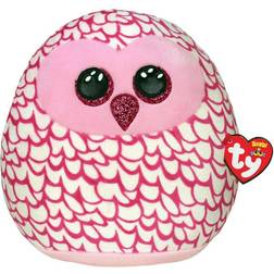 TY Squish A Boos Pinky Owl