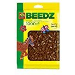 SES Creative 00725 Children's Packet of 1000 Dark Brown Iron on Beads