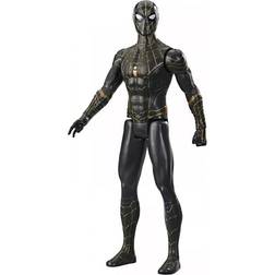 Hasbro Marvel Spiderman Titan Hero Series Black & Gold Suit Spiderman 12"