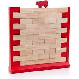 Engelhart Wooden board game, Wobble Falling Wall, Wooden family balance game 340913