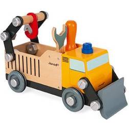 Janod BRICO'KIDS byggesæt Byggevogn Truck (træ) gul- i dag 10x babypoints