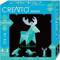 Piatnik Creative kit Creatto Lamp Luminous Moose and Friends