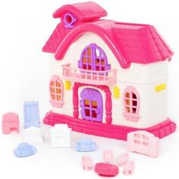 Polesie Playhouse eventyr med møbler, 12 stk. i dag 10x babypoints