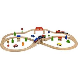 Viga Viga Toys Tågbana Med Tillbehör