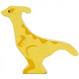 Tender Leaf Toys Parasaurolophus Dinosaur Toy For Children Made From Solid Wood