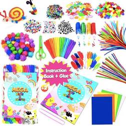 Otego Mega Craft Kit Rørrens, Bevægelige Øjne, Bolde Multicolor