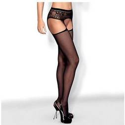 Obsessive Garter Stockings S307 Black S/M/L