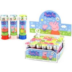 Display 36 Pz Dulcop Bolle Di Sapone Peppa Pig Flacone 60 Ml