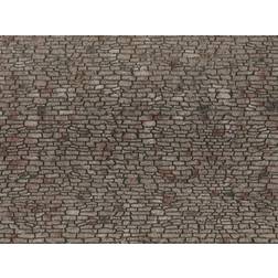Noch 3D strukturfolie, kampestensmur, 28 x 10 cm