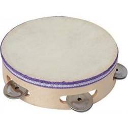 Bontempi Bontempi-tmw 18-instrument de musique-tambourin bois diamètre 18 cm multicolore