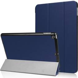 MTK iPad 9.7" (2017 2018) Slim fit tri-fold fodral Mörk Blå