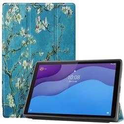 MTK Tri-fold Fodral till Lenovo Tab M10 HD Gen 2 Peach Blossom