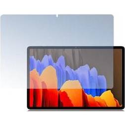 4smarts Film pour Samsung Galaxy Tab S7 Plus 12.4 et S8 Plus et S7 FE Verre Trempé Biseauté Second Glass Transparent