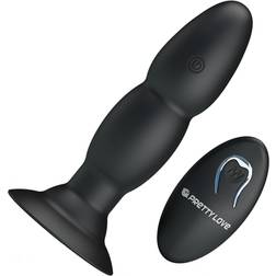 Pretty Love Anal plug Remote Controlled Black