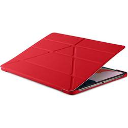 Pipetto Origami iPad Case Pro 12.9" (2018) with 5 in 1 stand & auto sleep/wake function Red