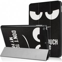 MTK iPad 9.7" (2017) Slim fit tri-fold fodral Do Not Touch My Pad