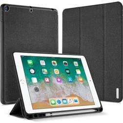 Dux ducis Domo Tablet Cover med flera vinklar och Smart Sleep Function Pen Slot för Apple iPad 9.7 2018 9.7 2017 Svart