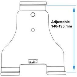 Brodit Aktiv holder til fast installation 727071