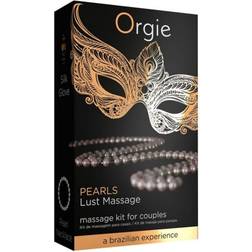 Orgie Silikon Massage-Gel Set Pearls Lust Massage Kit mit Halskette und Guide