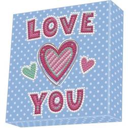 Diamond Dotz Box 15x15 cm Love You