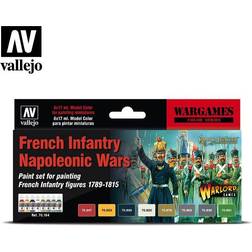 Vallejo VAL70164 AV Model Color Set French Infantry Napol Wars(8)