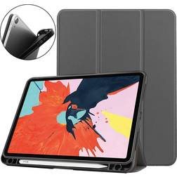 MTK Apple iPad Air (2020) Slim fit tri-fold fodral Grå